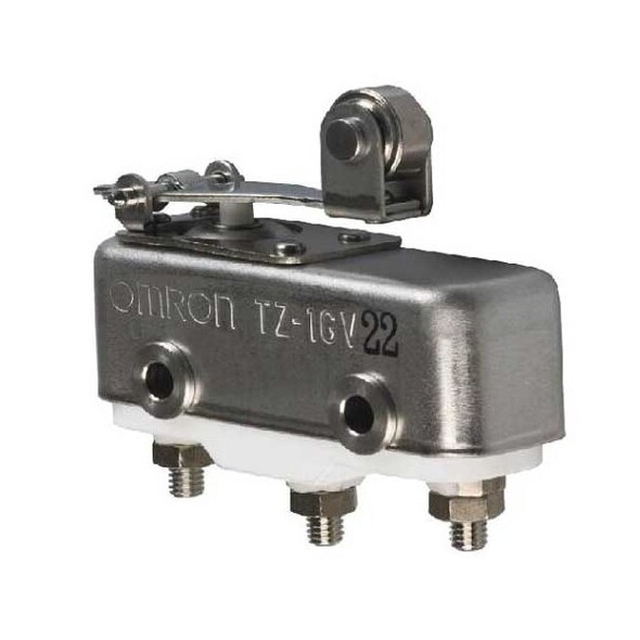 Omron SnapActionSwtch,HingeRollerLever,1NO/1NC TZ-1GV22