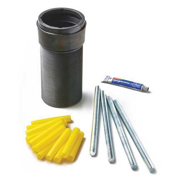 Jay R. Smith Manufacturing Nipple Kit, 8.25 in L, Plastic 0100N08KP Jay R. Smith Manufacturing Nipple Kit, 8.25 in L, Plastic 0100N08KP