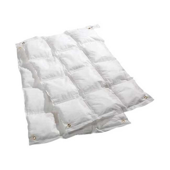 Pig Sorbent Blanket, 7 gal, 27 in x 36 in, Oil, White, 2 PK PIL104