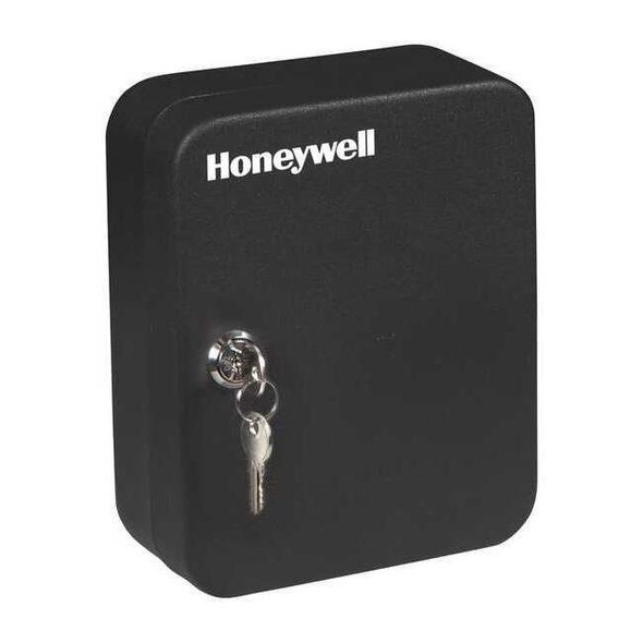 Honeywell Key Cabinet, 0.07 cu ft, 1.5 lb, Black, Steel, 2.78 mm Thick 6105