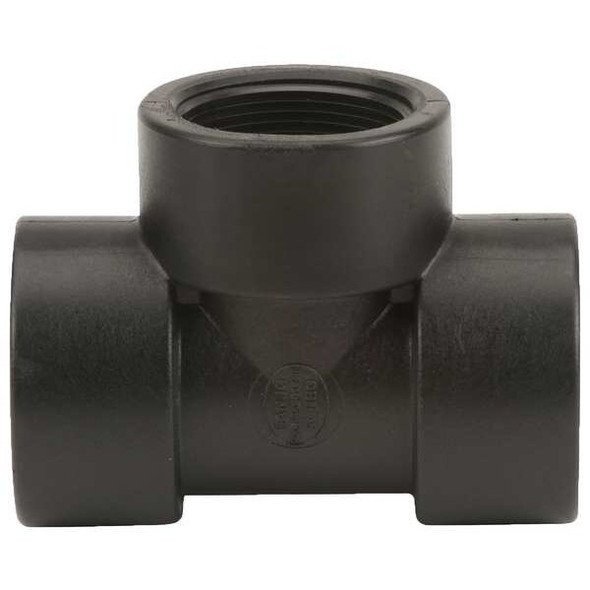 Banjo Tee, Polypropylene, 1-1/2", Schedule 80, 300 psi Max Pressure TEE150