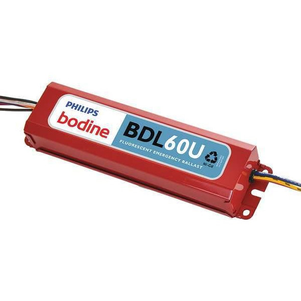 Bodine Emergency Fluorescent Ballast,215W BDL60UREDM