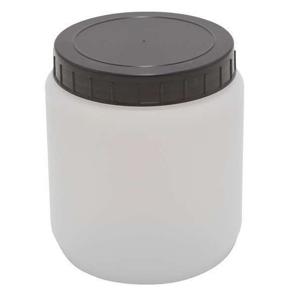 Dynalon HDPE CYLNDRCL JAR W/CAP 2000ML,PK10 226415-2000