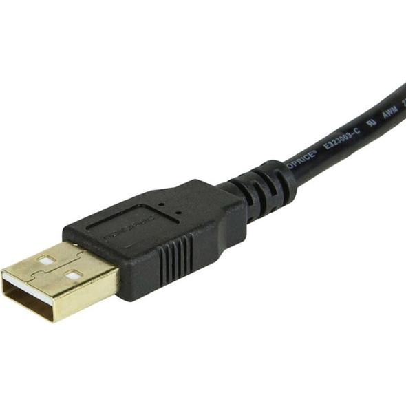 Monoprice USB 2.0 Extension Cable,6 ft.L,Black 5433