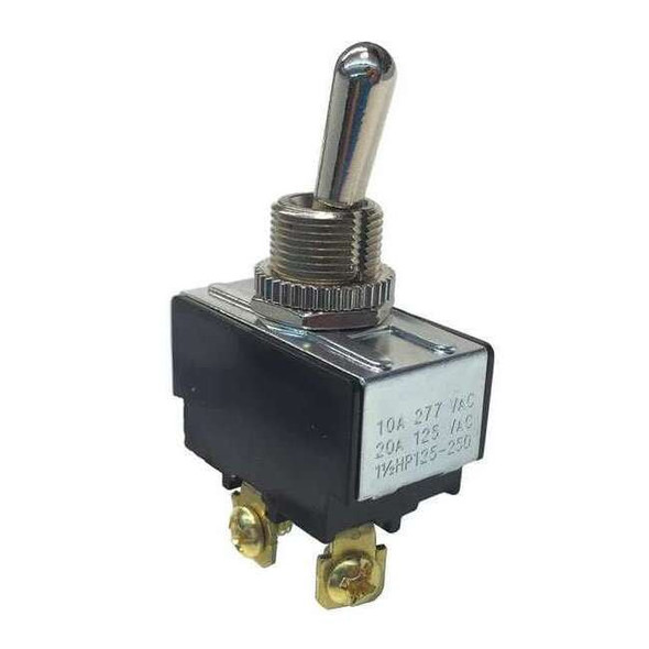 Gardner Bender Toggle Switch, SPST, On/Off, 1-1/2 hp at 125 to 250V AC GSW-10