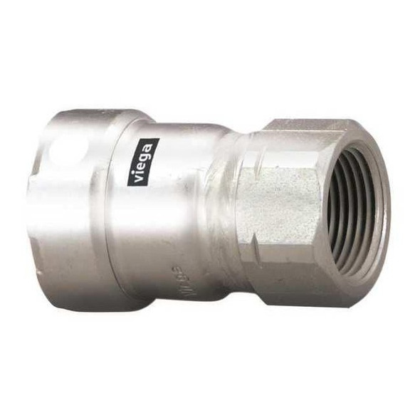 Viega Strt, SS, Press-fit 3/4 in, FNPT 3/4 in 95265
