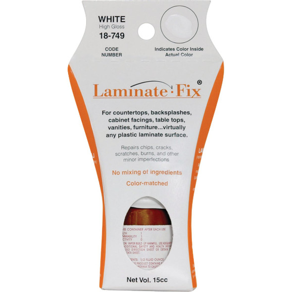 Fixture-Fix Laminate-Fix 15CC White Surface Laminate Repair 18-749