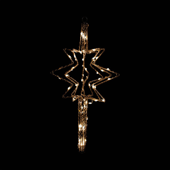 Alpine 18 In. LED Warm White Bethlehem Star Lighted Decoration