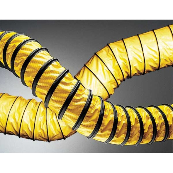 Hi-Tech Duravent Blower Hose,8 In. ID,15 ft. L,Fabric 0616-0800-0565