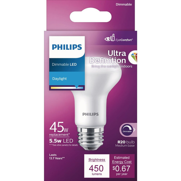 Philips 45w R20 Dl Led Bulb 576488 531880