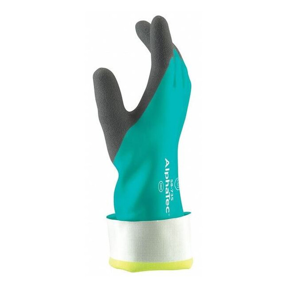 Ansell Chemical Resistant Gloves, Cut Level A3 ,Sandy ,8 1 PR 58-735