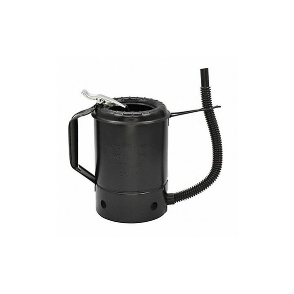 Lubrimatic Painted Measure,2 qt.,Steel,Black 75-662