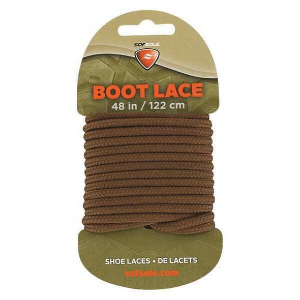 Sof Sole Shoe Laces,45" L,Polyester,Lt Brown,PR 84712