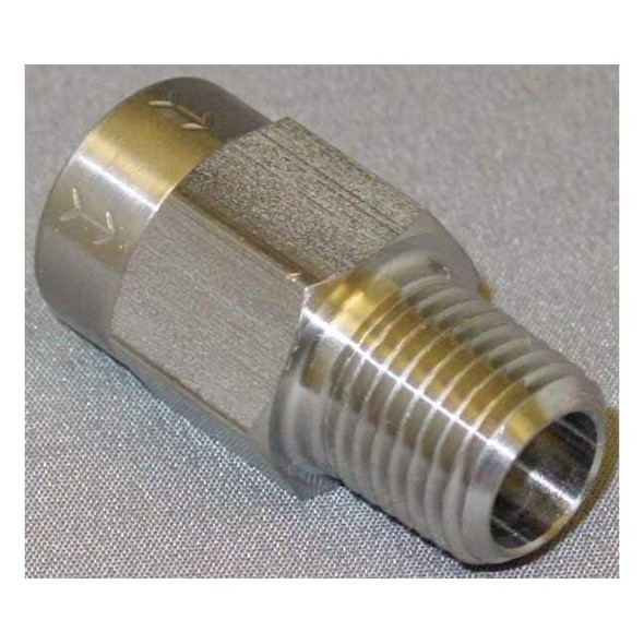1/4" FNPT x MNPT Stainless Steel Piston Spring Check Valve