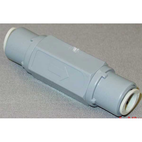 1/4" Push Gray PVC Ball Cone Spring Check Valve