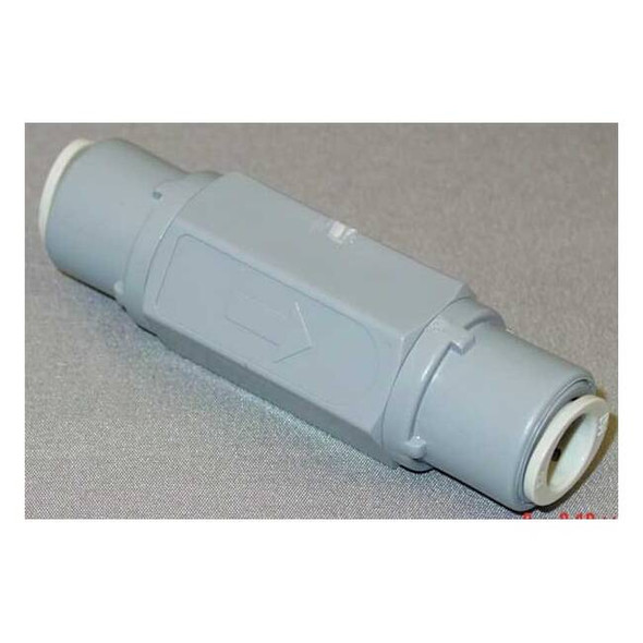 1/4" Push Gray PVC Ball Cone Spring Check Valve