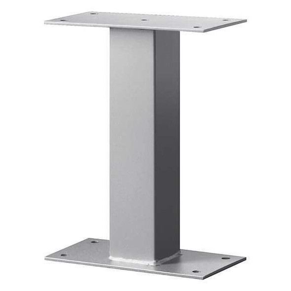 Standard Pedestal, Silver, Powder Coated, Bolt, Mail Package Drop