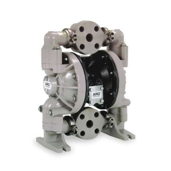 Double Diaphragm Pump, Polypropylene, Air Operated, Santoprene, 47 GPM