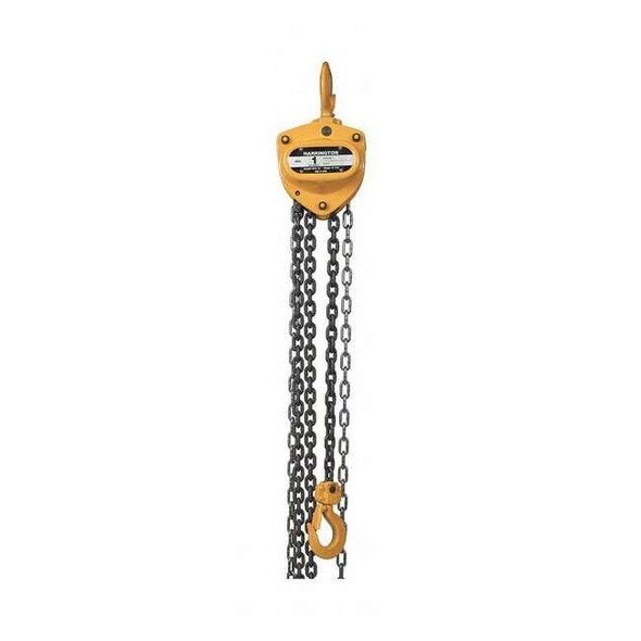 Harrington Manual Chain Hoist,10 ft.Lift CB010-10