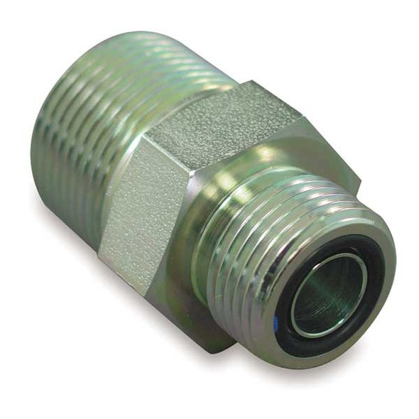 Eaton Aeroquip Adpt, MaleORS-MNPT, 13/16-16, 1/2-14, Strt FF2031T0808S