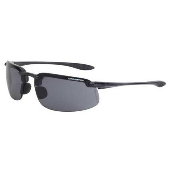 Crossfire Safety Glasses,Smoke 2141