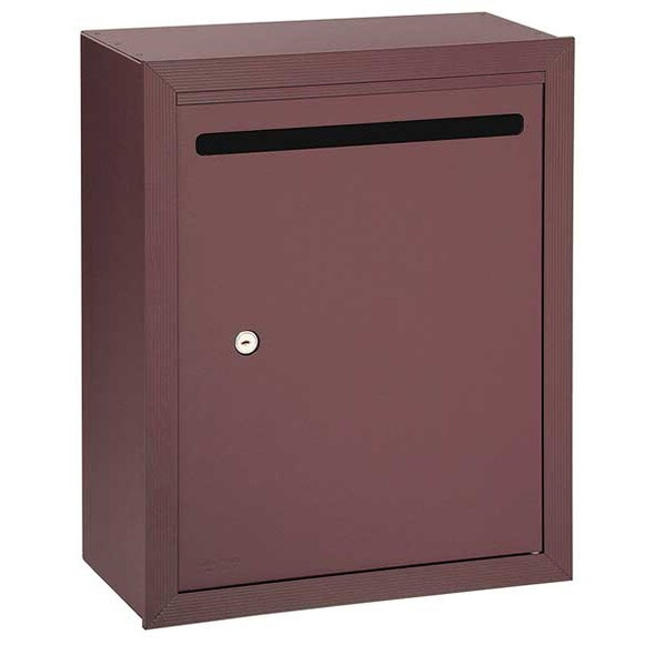 Letter Box, Bronze, Powder Coated, 1 Doors, Surface, -