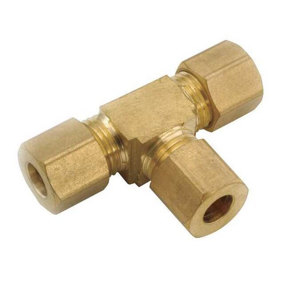 Manufacturer Varies 1/4" Compression Low Lead Brass Union Tee 700064-04