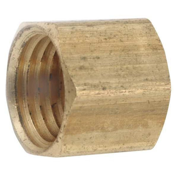 Manufacturer Varies Cap, Brass, 1/2 in Pipe Size, Female NPT 706108-08