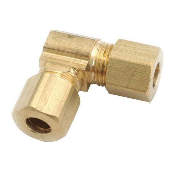 1/4" Compression Low Lead Brass Female 90 Degree Elbow