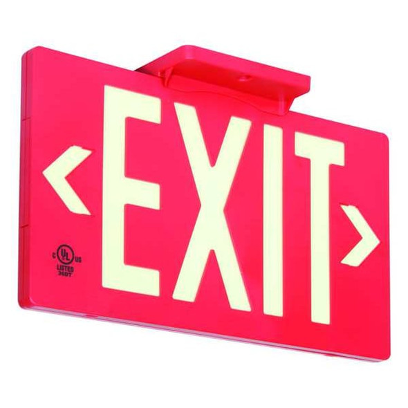 Manufacturer Varies Exit Sign,8 3/4 in x 15 1/2 in,Plastic GRAN11416
