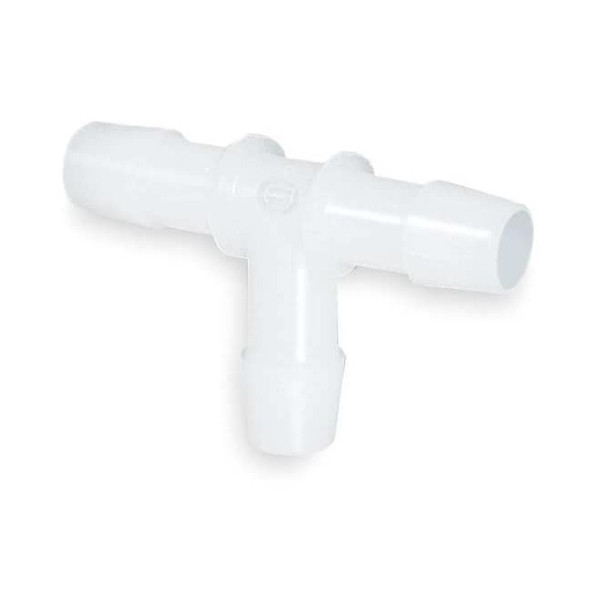 Eldon James Tee, HDPE, Barbed1/2in,PK10 T0-8HDPE