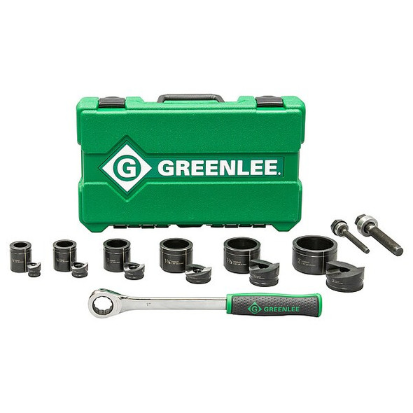 Greenlee Manual Punch Driver Set,15,10 ga. Steel 7238SB Greenlee Manual Punch Driver Set,15,10 ga. Steel 7238SB