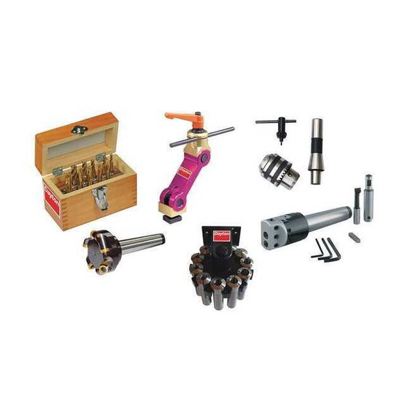 Dayton Milling Machine Starter Kit,R 8,29 Pc 4LEX9