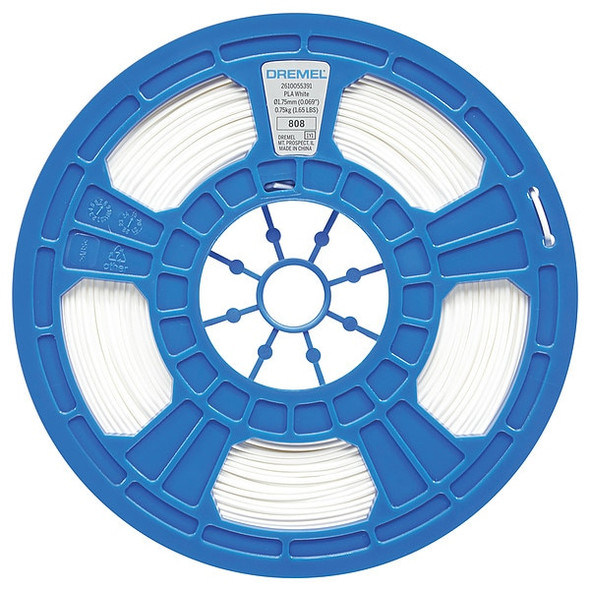 Dremel 3D Printing Filament PLA-WHI-01