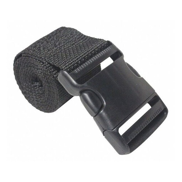Bulk-Strap Cinch Strap,2" x 48",Black A0248SSB