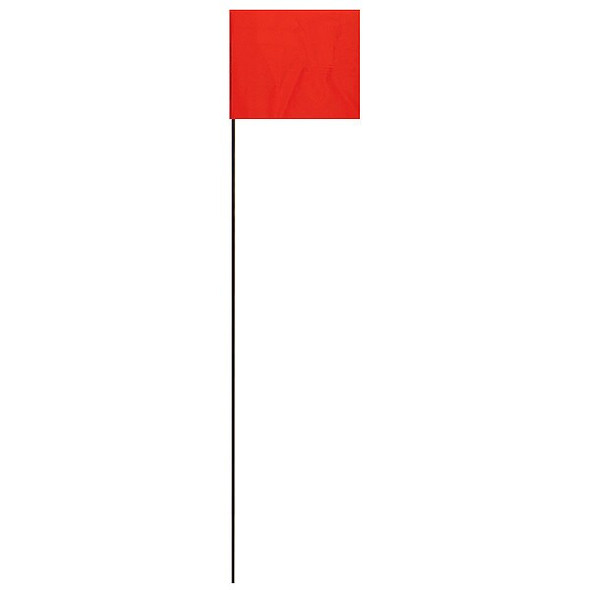 Hy-Ko Marking Flag,Red,Solid Pattern,PK25 SF-21/RD