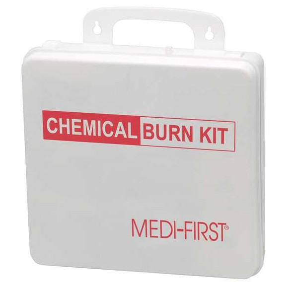 Medi-First Chemical Burn Care Kit, Plastic 16 Components, 2 People Served 89612