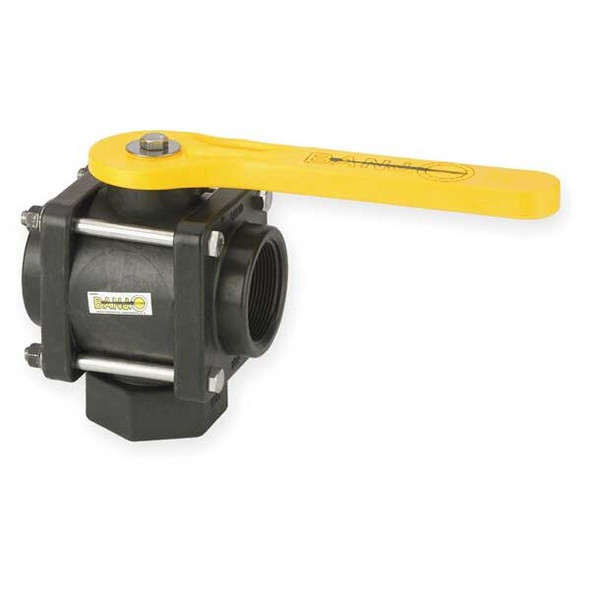 Banjo 2" FNPT Polypropylene Ball Valve 3-Way V200BL