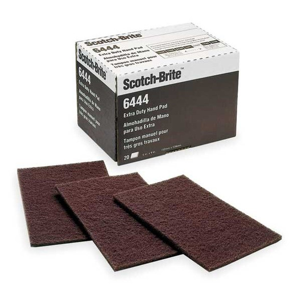 Scotch-Brite Sanding Hand Pad,Alum O,Brn,PK60 16553