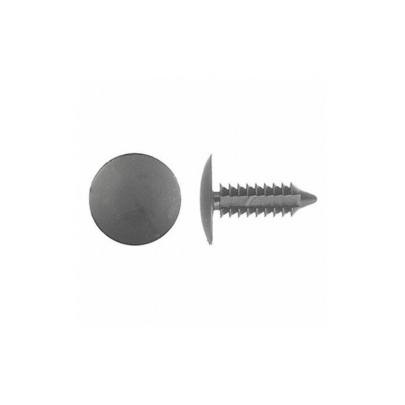 Push-In Rivet, Dome Head, 0.219 in Dia., 3/4 in L, Nylon Body, 50 PK