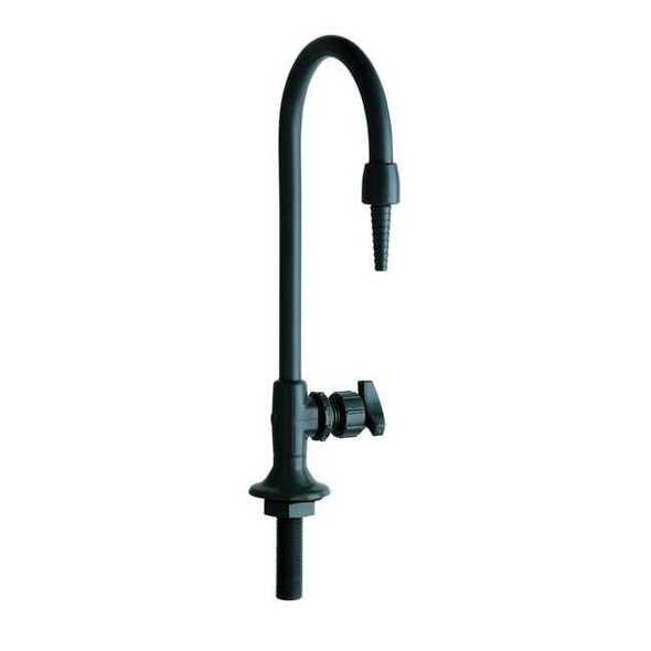 Gooseneck Laboratory Faucet, Manual, Single Hole Only Mount, 1 Hole Commercial