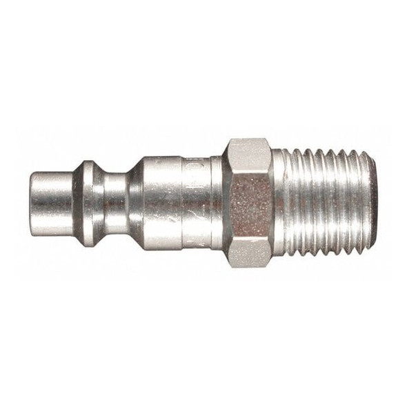 Milton M-Style Plug, 1/4 in MNPT, Steel, Pack of 10 727