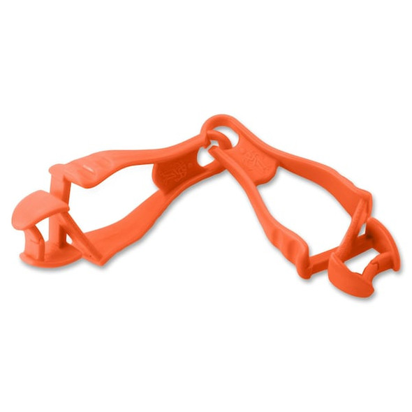 Ergodyne Glove Clip Holder, Dual Clips, Squids 3400 Series, Holds Gloves & Gear, Orange 3400