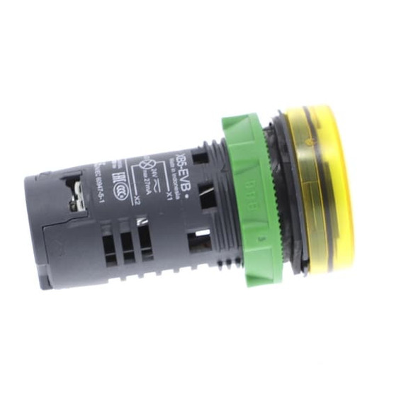Schneider Electric Pilot Light,Yllw,LED Lamp Type XB5EVG8