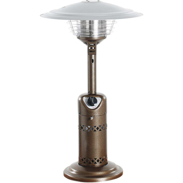 10,000 BTU Black Stainless Steel Tabletop Patio Heater SRPT13