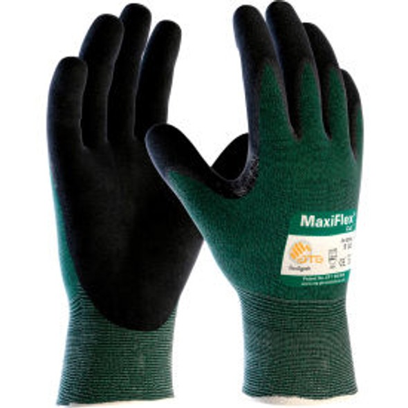 PIP MaxiFlex Cut Micro-Foam Nitrile Coated Gloves Black Large 12 Pairs
