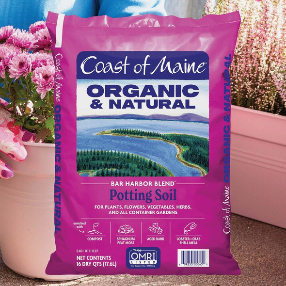 Coast of Maine Bar Harbor Blend 16 Qt. Organic Potting Soil BH4000 710293