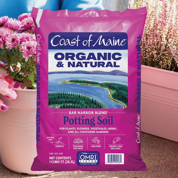 Coast of Maine Bar Harbor Blend 1 Cu. Ft. Organic Potting Soil BH1000 715082