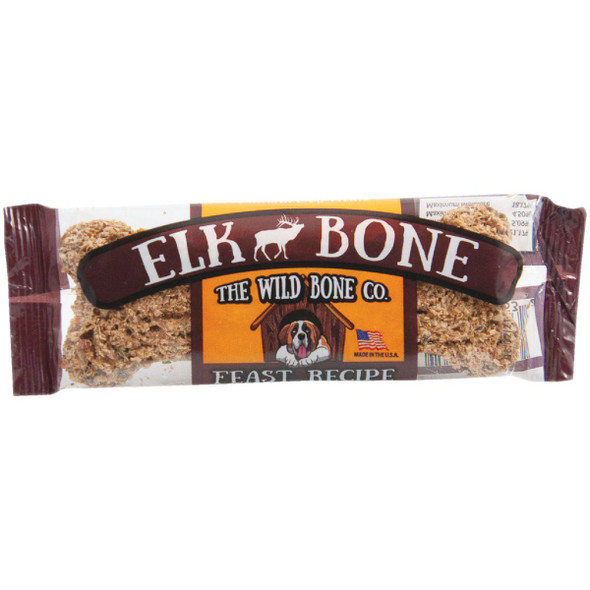 The Wild Bone Company Elk Bone Feast Dog Treat, 1 Oz. 1821 Pack of 24 The Wild Bone Company Elk Bone Feast Dog Treat, 1 Oz. 1821 Pack of 24