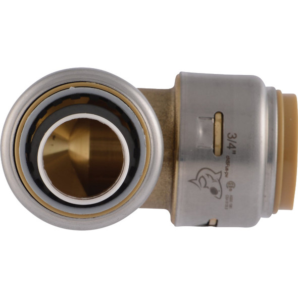 SharkBite 3/4 In. CTS x 3/4 In. Polybutylene 90 Deg. Push-to-Connect Conversion Brass Elbow SharkBite 3/4 In. CTS x 3/4 In. Polybutylene 90 Deg. Push-to-Connect Conversion Brass Elbow